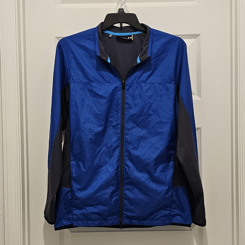 Under Armour Full Zip Loose Fit Men's Jacket, EUC, Size Large